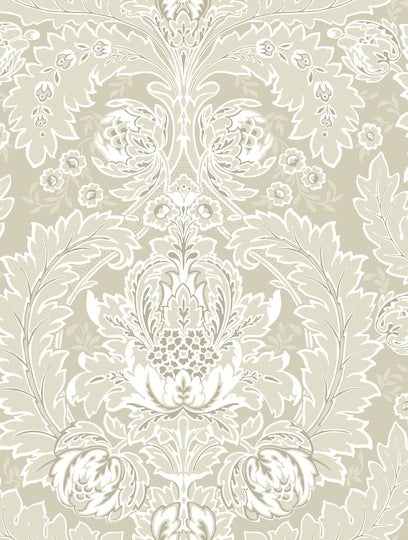 Cole and Son Tapet Coleridge Linen & White