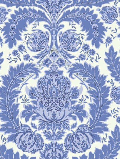 Cole and Son Tapet Coleridge Blue & White