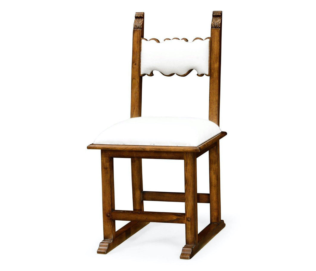Dining Chair Acanthus Carved Warm Chestnut