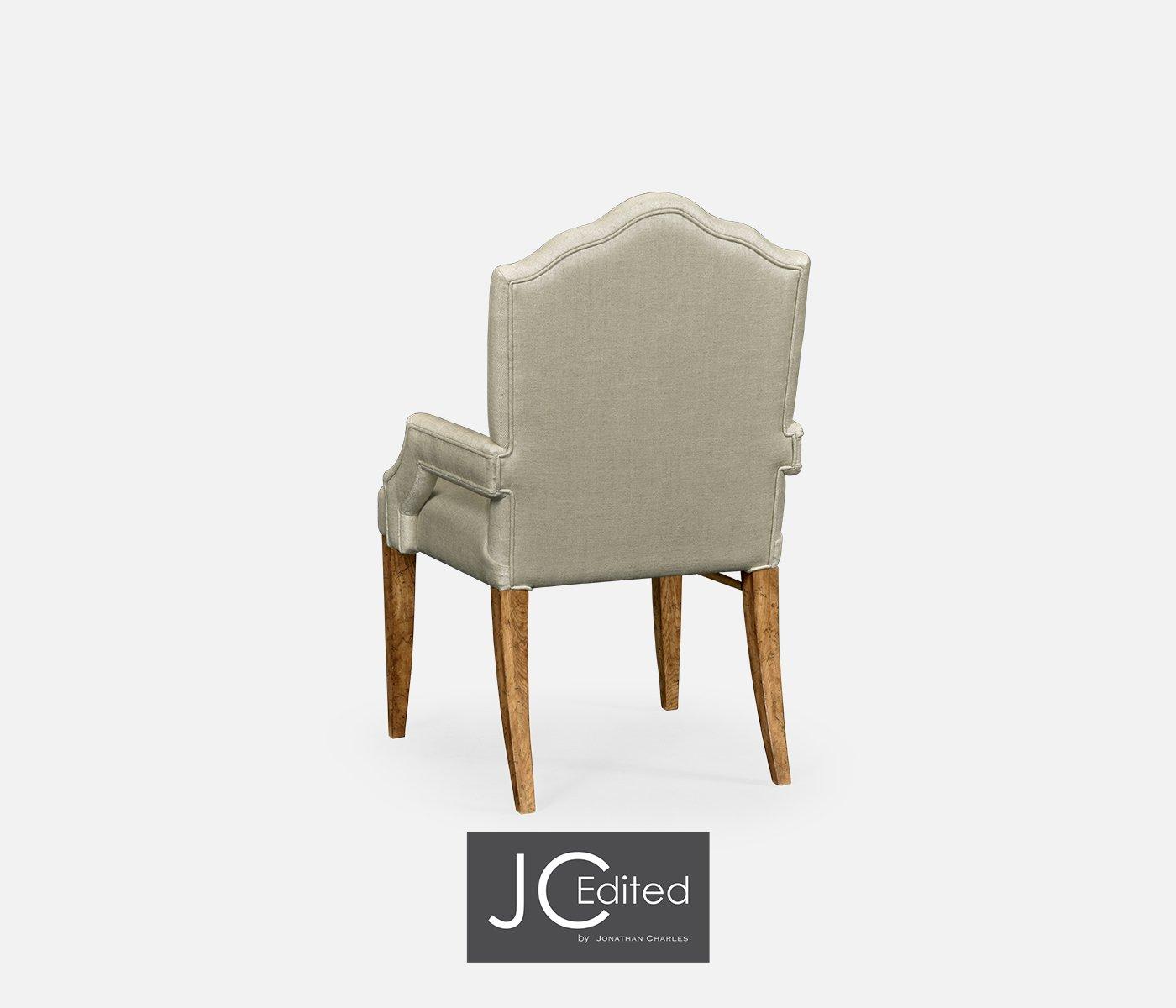 Load image into Gallery viewer, High Back Dining Armchair with Chestnut Leg - MAZO
