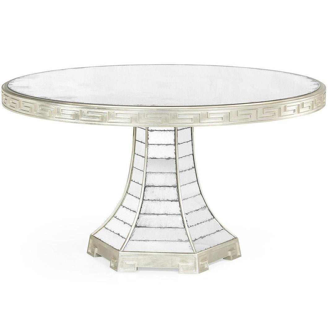 Round Mirrored Dining Table