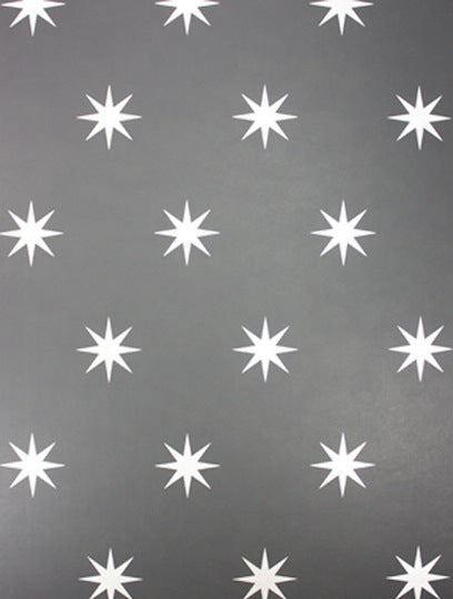 Osborne and Little Tapet Coronata Star Silver Black