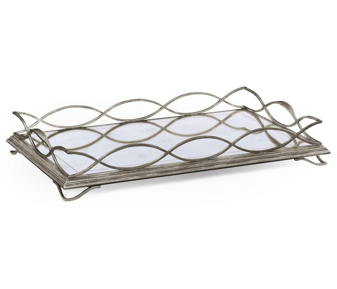 Serving Tray Interlaced - Silver