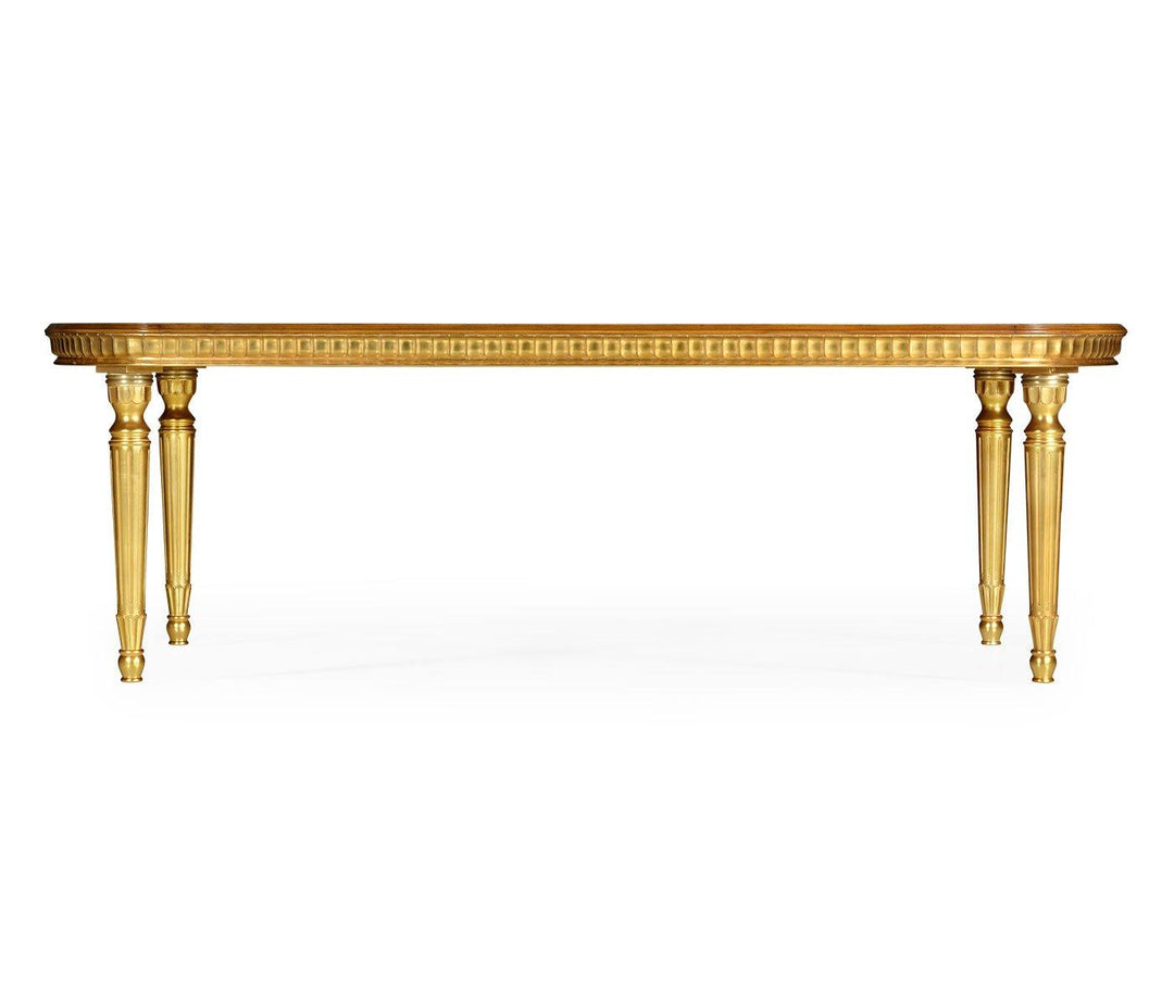 Dining Table Louis XV with Gilded Base