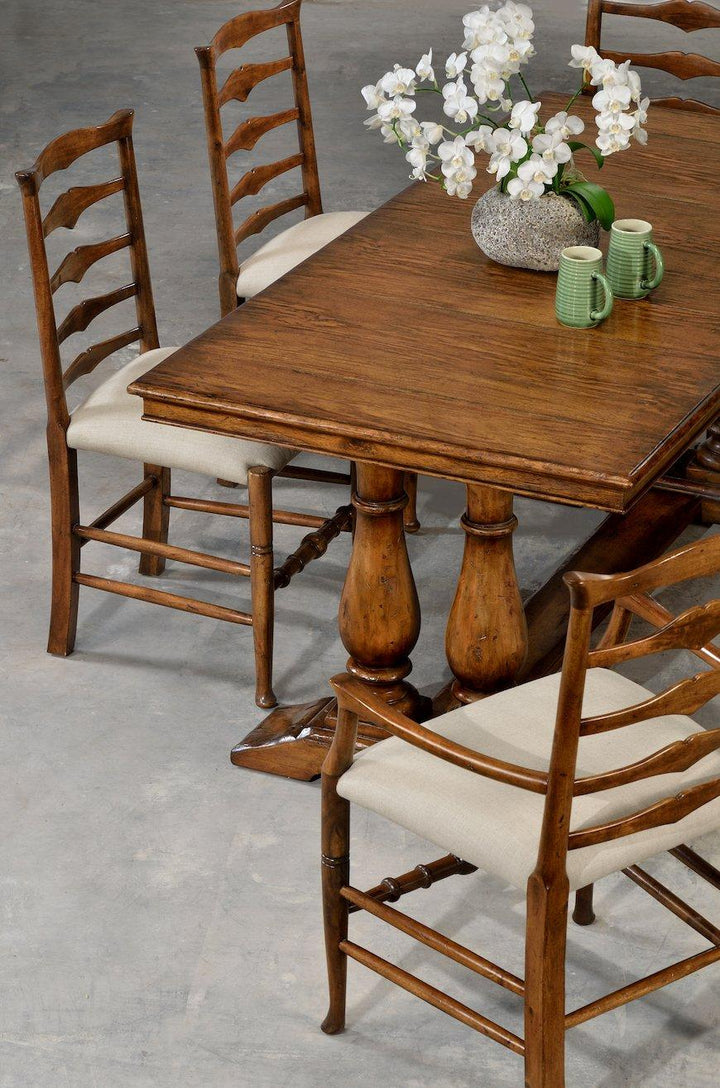 Extending Refectory Dining Table Rustic