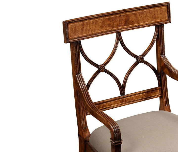 Dining Armchair Regency Arched Back
