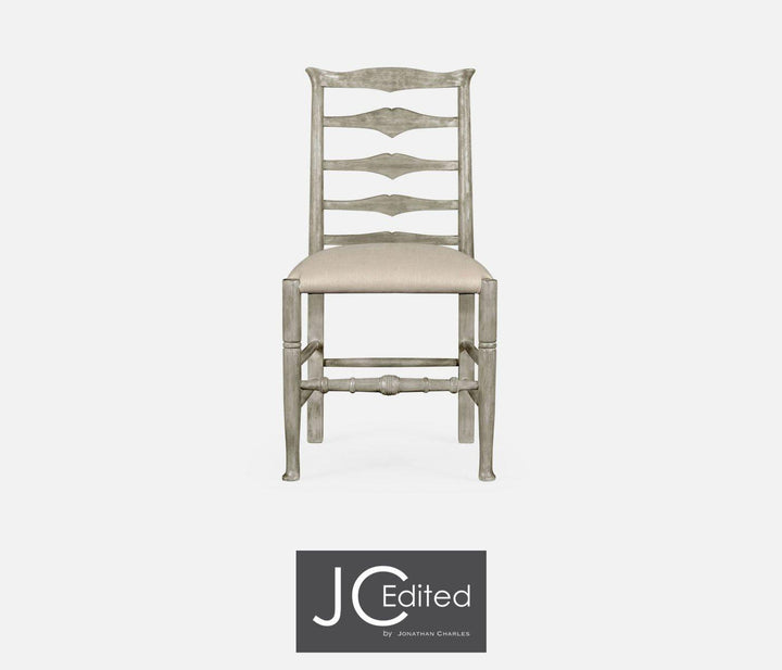 Dining Chair Rustic Ladder Back