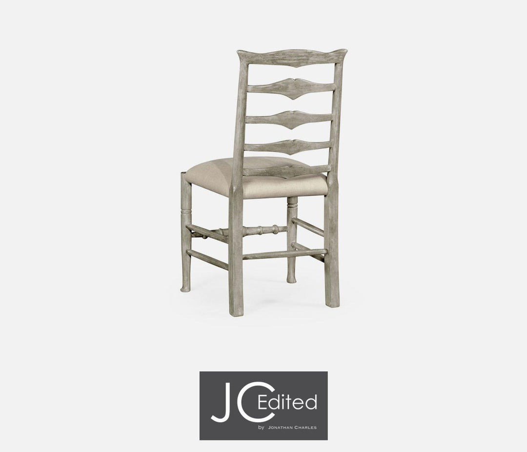 Dining Chair Rustic Ladder Back