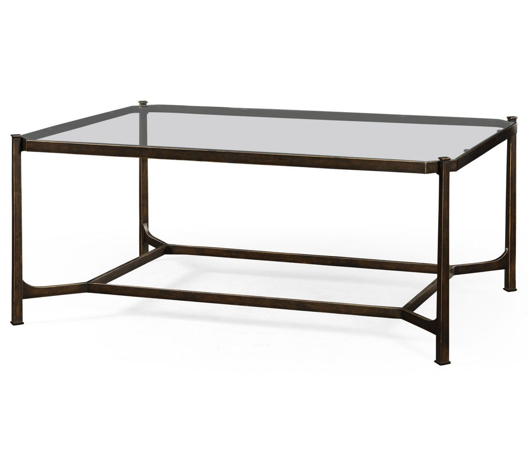 Coffee Table Contemporary with Glass Top