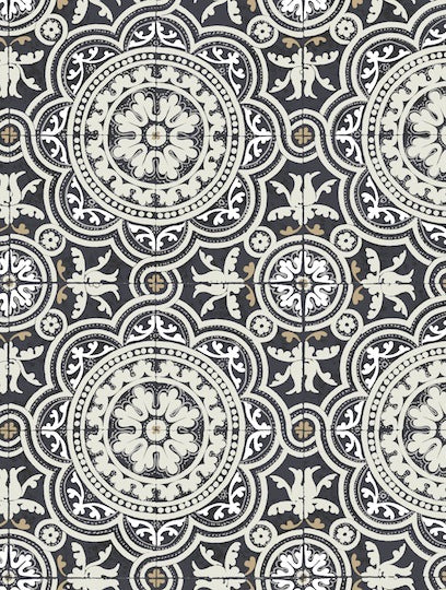 Cole and Son Tapet Piccadilly Black & White