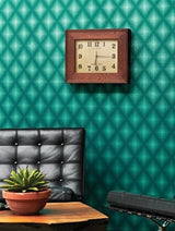 Osborne and Little Tapet Chameleon Turquoise Black