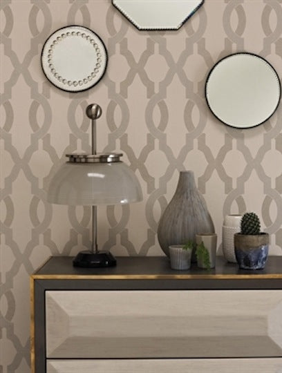 Osborne and Little Tapet Cannetille Stone Dark Dove