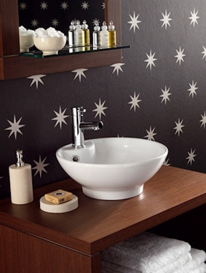 Osborne and Little Tapet Coronata Star Silver Black