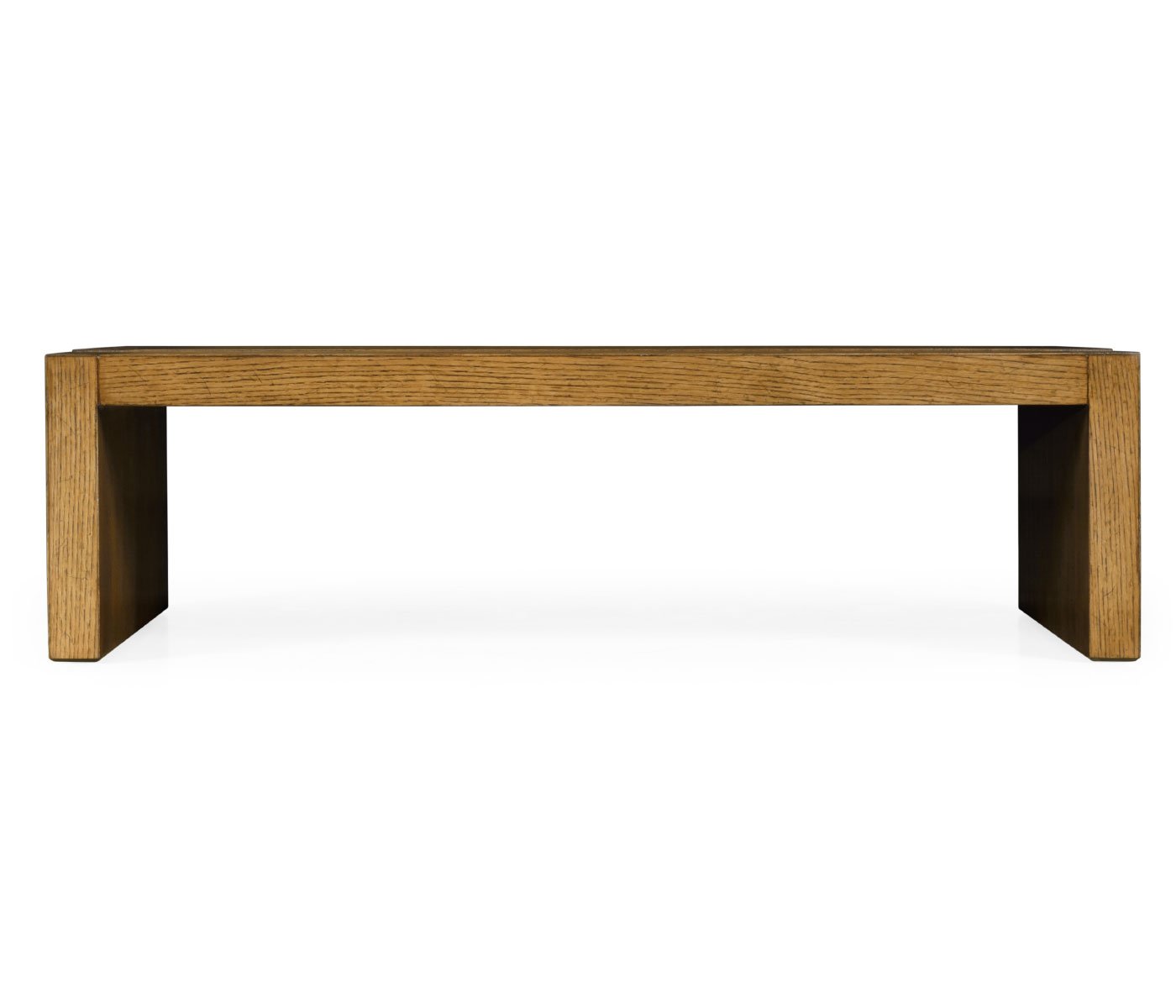 Lade das Bild in den Galerie-Viewer, Rectangular Coffee Table Brushed Medium Brown Oak
