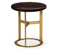 Round Side Table Malaysian with Granite Top