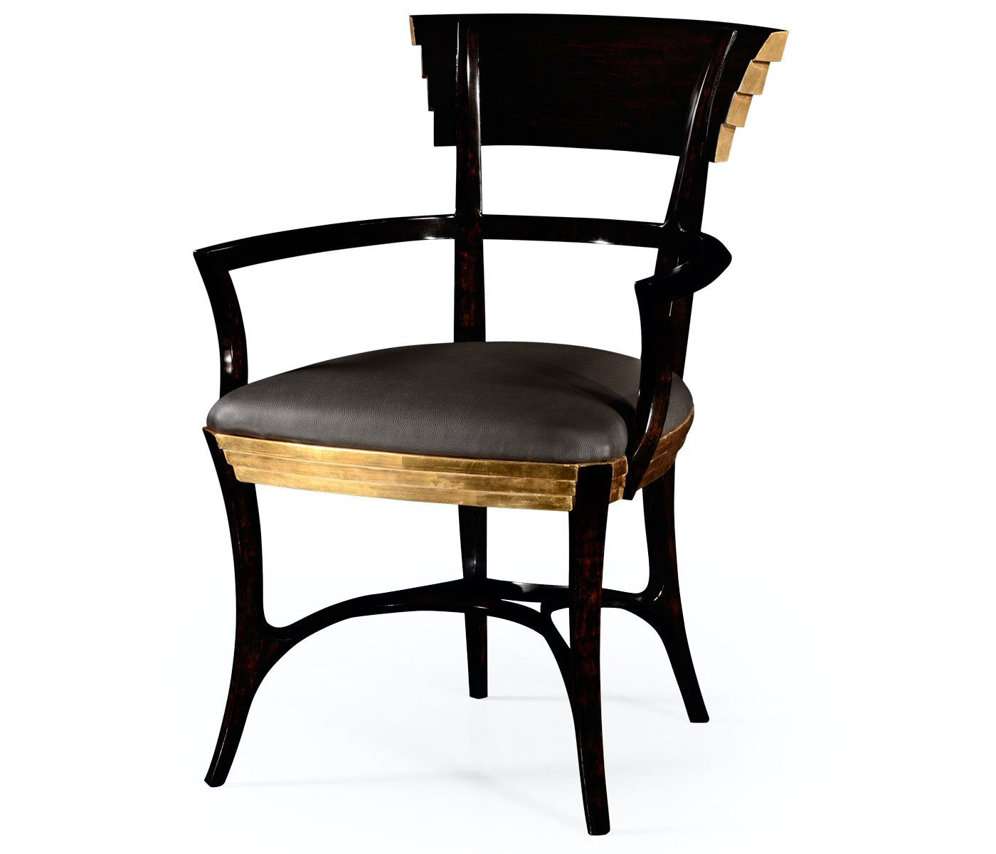 Ladda upp bild till gallerivisning, Dining Chair with Arms Modernist Stepped
